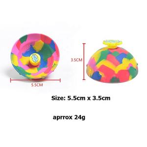 Jouet rebondissant en caoutchouc à succès, balle rebondissante à moitié côté en caoutchouc, sauts hip-<span class=keywords><strong>hop</strong></span>, pops, jouet camouflage - Product Image 6