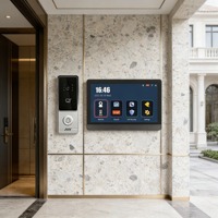 Sonnette de porte avec caméra, protection de la vie privée, pénétration du signal puissante, IP65, pour communautés fermées