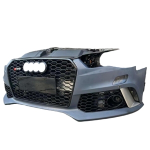 Le kit de carrosserie de remplacement en plastique ABS de haute qualité pour <span class=keywords><strong>Audi</strong></span> <span class=keywords><strong>RS6</strong></span> comprend un pare-chocs avant de style RS avec une installation facile au chrome - Product Image 1