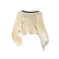 Pull en tricot pour femme, mode automne, vintage, décontracté, hiver, manches longues, couleurs contrastées, vêtements pour femmes, cardigan, manteau