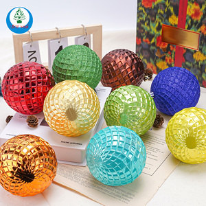 2025 nouvelle couleur incassable arbre accrocher boules décor en gros décorations en plastique ornements boule de noël - Product Image 4