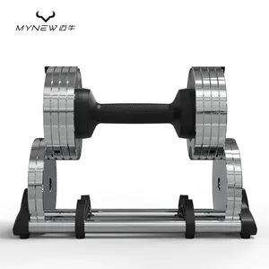 Fast Delivery 4KG Increments Free Weights Adjustable Dumbbells With Anti-Slip Handle