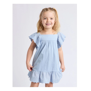 Vestido de Verano de Algodón para Niñas Diseñado para Máxima Comodidad con Tela Suave, Aspecto Decorativo y Ajuste Elegante para Ocasiones Casuales - Product Image 1