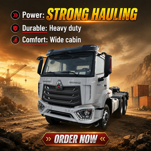 Camión Usado SINOTRUK HOWO 6x4, Cabeza Tractora de 10 Ruedas, 371/375/420hp, Emisión Euro 2, Diésel, para Transporte de Mineral en Minas a Cielo Abierto - Product Image 1