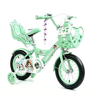 Vélo pour filles de 2 à 7 ans, magnifique vélo princesse pour enfants, léger et facile à conduire, avec roues d'apprentissage