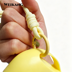 Bouteille en plastique vide avec cordon, logo personnalisé, bouteille de crème solaire portable pour cadeau promotionnel - Product Image 3