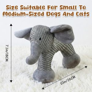 Juguete de Peluche Personalizado al por Mayor con Diseño de Animales de Mezclilla, Juguete Chirriante para Perros - Product Image 4