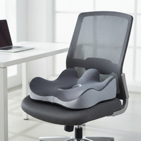 Coussin de siège ergonomique en mousse à mémoire de forme personnalisable, soulagement de la pression, coussin coccyx pour longues sessions assises, bureau, fauteuil roulant, OEKO-TEX