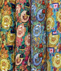 Mới Sơn Dầu Hướng Dương In 95% <span class=keywords><strong>Polyester</strong></span> 5% Spandex Voan Vải Cho Hàng May Mặc Quần Áo Ăn Mặc Trong Kho - Product Image 5