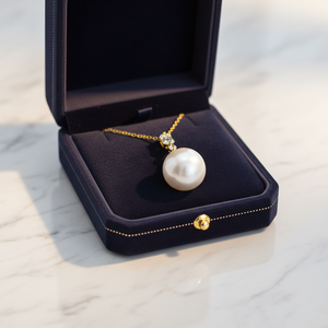 Collar con Colgante de Plata 925 de UM Jewelry, Perla Natural de Agua Dulce al por Mayor, Unisex/Hombre/Mujer, Regalo para Aniversario de Bodas o Uso Diario - Product Image 5