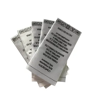 Étiquette de blanchisserie RFID UHF Étiquette de lavage de vêtements Étiquette de blanchisserie en tissu non tissé