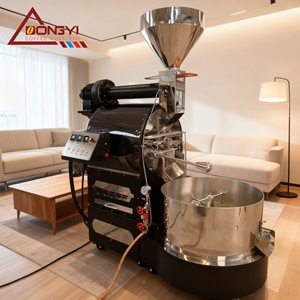 Tostador <span class=keywords><strong>de</strong></span> Granos <span class=keywords><strong>de</strong></span> Café <span class=keywords><strong>de</strong></span> Acero Inoxidable <span class=keywords><strong>de</strong></span> 10 kg, 12 kg, 15 kg, 20 kg, 30 kg, 60 kg, 120 kg, <span class=keywords><strong>Precio</strong></span> <span class=keywords><strong>de</strong></span> Fábrica, Equipo <span class=keywords><strong>de</strong></span> Tostado para Baristas - Product Image 2