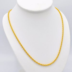 Phổ Biến Đắt Tiền Bán Buôn Dày Chuỗi Vòng Cổ Tùy Chỉnh Baht Chuỗi Vòng Cổ 24K Mạ Vàng Thái Lan Châu Á Amulet Quà Tặng Cho Nam Giới - Product Image 3