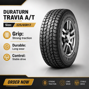 Pneus de voiture radiaux personnalisés 225/65R17, pneus de SUV, pneus toutes saisons, pneus DURATURN pour véhicules tout-terrain, pneus PCR pour voitures - Product Image 1