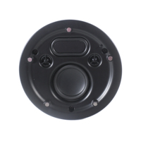 Haut-parleur de plafond actif Bluetooth 20W avec grille sans bords et basses puissantes, doté d'un radiateur passif pour l'audio domestique intelligent