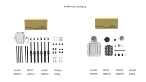 3.5 Inch High Productivity Tricopter <b>Drone</b> Frame with Pump As Core <b>Component</b> - Product Image 6