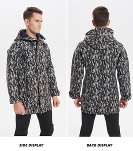 Chaqueta Cortavientos de Buceo YONSUB con Camuflaje, Secado Rápido, <span class=keywords><strong>Poncho</strong></span> Impermeable para <span class=keywords><strong>Surf</strong></span>, Snorkel, Natación, Paddleboarding y Deportes Acuáticos en la Playa - Product Image 3