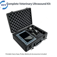 Échographe vétérinaire portable, appareil d'échographie vétérinaire B pour bovins, chevaux, moutons, test de gestation avec sonde rectale