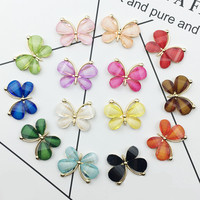 Rectangle en alliage Eco-friendly Flatback Buttons Crystal Rhinestone Jewelry Accessories DIY Materials Wholesale