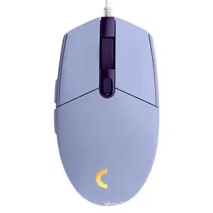 gaming mouse white color pc mouse wire