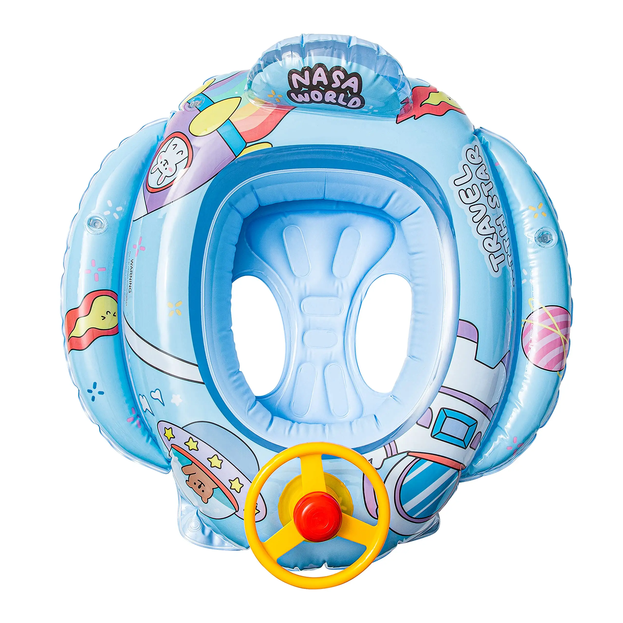Justauware — siège gonflable en forme d'animal pour enfants, accessoire de natation, siège pour tout-petits, jouets flotteur de plage, pour l'été