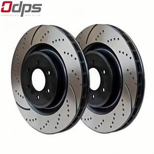 5105514AA Gebohrte und geschlitzte belüftete Vorderrad bremsscheibe Bremsscheibe sätze 294mm Kein Staub und langlebig für Chrysler - Product Image 4