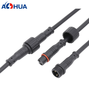 Aohua Pomp Draad 2 3 4 Pin M12 Pvc Gegoten Mannelijke Vrouwelijke Waterdichte Kabel Connectoren - Product Image 2