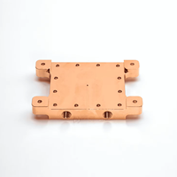 Plaques thermiques de chambre à vapeur en cuivre de haute pureté usinées avec précision, modules diffuseurs de chaleur sur mesure, performance supérieure