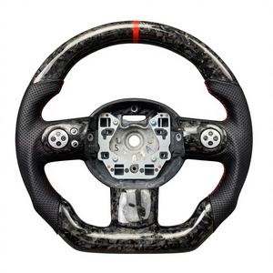 Volant sport en cuir et fibre de carbone personnalisé pour <span class=keywords><strong>Mini</strong></span> R Series (R55-R61) JCW <span class=keywords><strong>Cooper</strong></span> <span class=keywords><strong>S</strong></span> Countryman Clubman - Product Image 2
