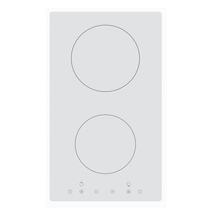 2025 Chauffage à <span class=keywords><strong>Induction</strong></span> Prix <span class=keywords><strong>Induction</strong></span> Cuisinière Intégrée Pcb 2 Brûleurs Cuisinière À <span class=keywords><strong>Induction</strong></span> Blanc 3000w - Product Image 2
