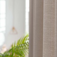 Rideaux occultants XinLan Sheer White en tissu polyester épaissi, style moderne, personnalisables pour patio et fenêtre en baie