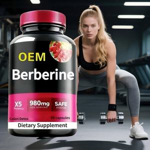 Cibler la graisse du ventre avec brûleur de graisse viscéral berbérine naturel stimule le métabolisme métabolisme du <span class=keywords><strong>glucose</strong></span> OEM/ODM pilules de gestion du poids - Product Image 4