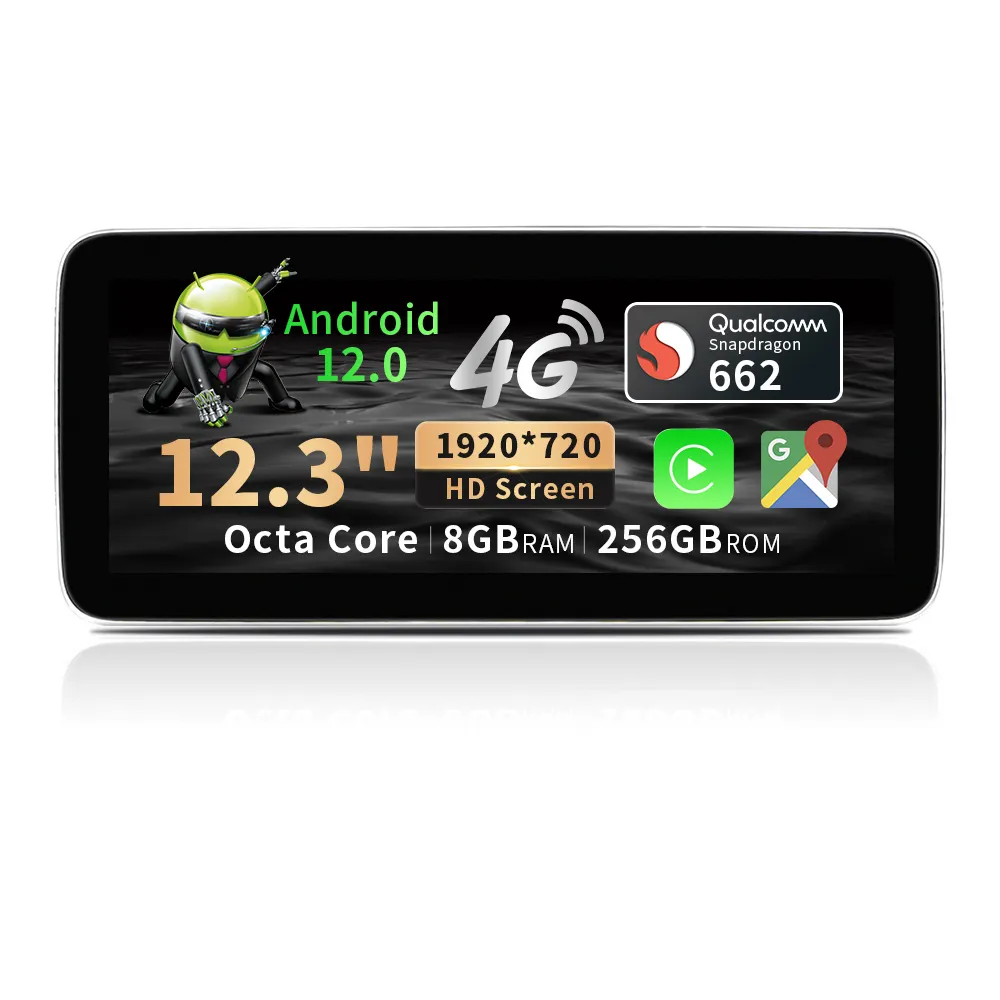 Xe GPS navigation cho 15-18 Benz C Class W205 x253 IPS màn hình cảm ứng Android Car Stereo đài phát thanh Wifi Carplay Bluetooth gương liên kết