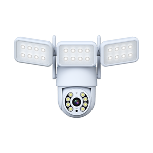 كاميرا لاسلكية جديدة بدقة 3 ميجابكسل مع رؤية ليلية كاملة الوضوح وإضاءة كاشفة وخاصية التحكم عن بعد مع كشف الحركة وتخزين سحابي وواي فاي للاستخدام الخارجي في الحدائق - Product Image 1