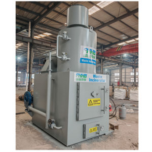 Incinérateur de déchets sanitaires pour les communes et les villes, équipement de traitement centralisé des déchets ménagers communautaires - Product Image 4