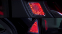 Lumière ambiante de haute qualité, ombre dynamique, adaptée à Honda CRV 2023-2024, lumières ambiante colorées, automobile, 64 couleurs LED