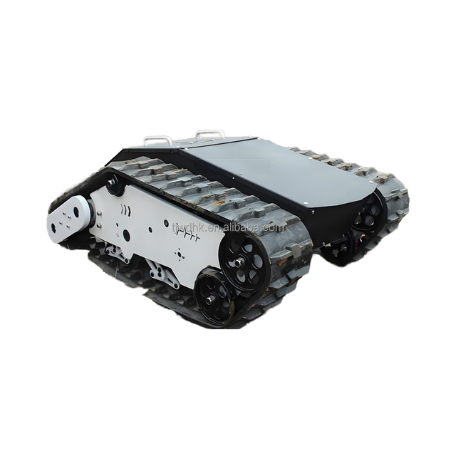 High Quality Customized Width Tracked Robot Stair Climber Rubber Track Robot Tracked Robot tank Chassis