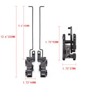 Kit de réparation de toit ouvrant pour Ford F150 F250 F350, pièces de rechange en alliage d'aluminium noir TC031 - Product Image 2