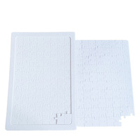 Puzzle en papier vierge encadré A4 A5 pour sublimation, bricolage personnalisé, transfert thermique, consommables vierges écologiques, cadeau