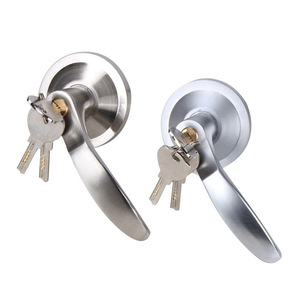 Poignée extérieure à levier Kaishengxi en alliage de zinc, poignée de porte coupe-feu, barre de verrouillage pour porte de passage - Product Image 3