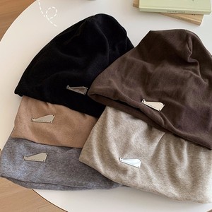 <b>Slouch</b> Hat Women's Warm Windproof <b>Beanie</b> Foldable Acrylic Fiber Korean Style Lazy Fit Large Head Circumference - Product Image 4