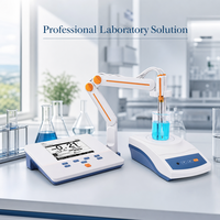 BOYN I300F Mètre de pH/ion de laboratoire haute précision, mètre numérique de concentration d'ions de paillasse avec écran LCD de 5,7 pouces