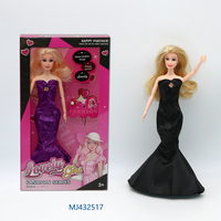 Jouets de poupées sirènes pour filles, jouets pour enfants, ensemble de poupées de mode princesse avec une belle robe de poupée