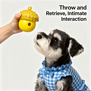 Jouet interactif <span class=keywords><strong>pour</strong></span> <span class=keywords><strong>chien</strong></span> en caoutchouc durable et non toxique, distributeur de friandises, puzzle à mâcher <span class=keywords><strong>pour</strong></span> nettoyage des dents et alimentation lente - Product Image 3