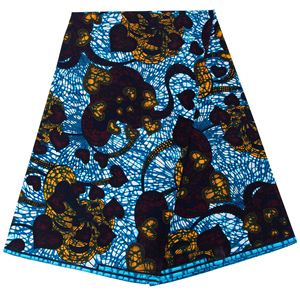 Nouveaux Tissus Wax Batik Originaux 100 % Coton, <span class=keywords><strong>Pagne</strong></span> Africain en Coton Imprimé <span class=keywords><strong>pour</strong></span> Vêtements - Product Image 6