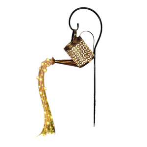 Lớn retro kim loại Ấm đun nước đèn Led ngoài trời không thấm nước treo năng lượng mặt trời Powered cho vườn bảng Patio điện pin Powered - Product Image 2