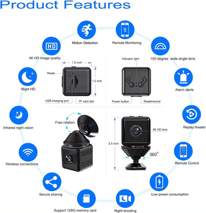<span class=keywords><strong>Wifi</strong></span> X6 HD Caméra sans fil Petit enregistreur vidéo à vision nocturne Mini caméra de surveillance - Product Image 6