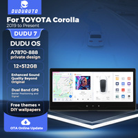 DUDU7 UIS7870 TDA7808 Autoradio multimédia Android 12,3 pouces avec GPS et DSP pour Toyota Corolla 2019 2020 2021 2022 2023 2024