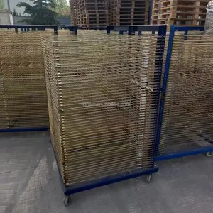Cheap price screen printing drying racks 50 layers dry rack for paper non woven bag textile garments after screen print
