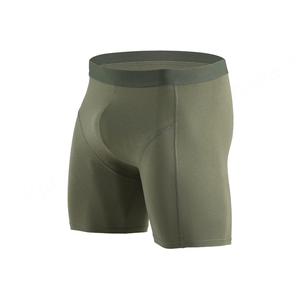 Precio de fábrica, envío directo, 95% algodón, 5% Spandex, Calzoncillos Bóxer en blanco, ropa interior cómoda para hombres, Calzoncillos Bóxer - Product Image 1